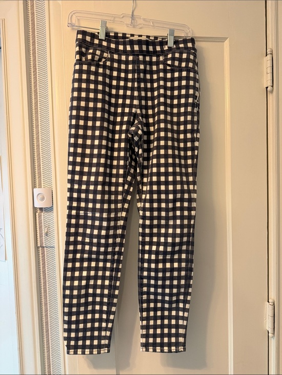 Madewell Pants - Madewell Navy and White Gingham Pants